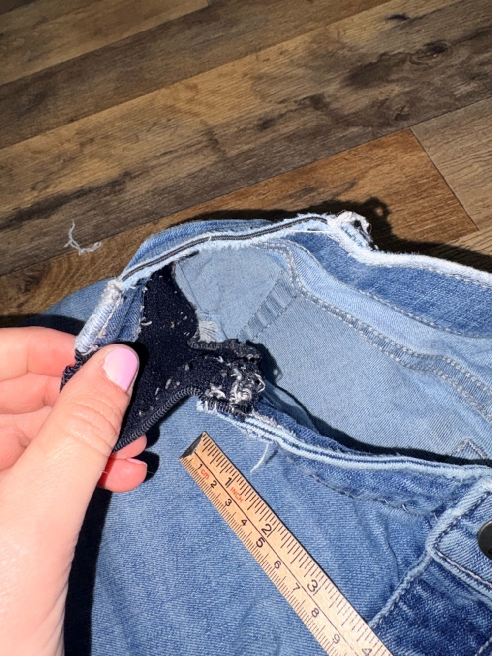 Isabel Maternity Jeans XS Distressed Skinny Light Wash Stretch Denim Target - Picture 5 of 8